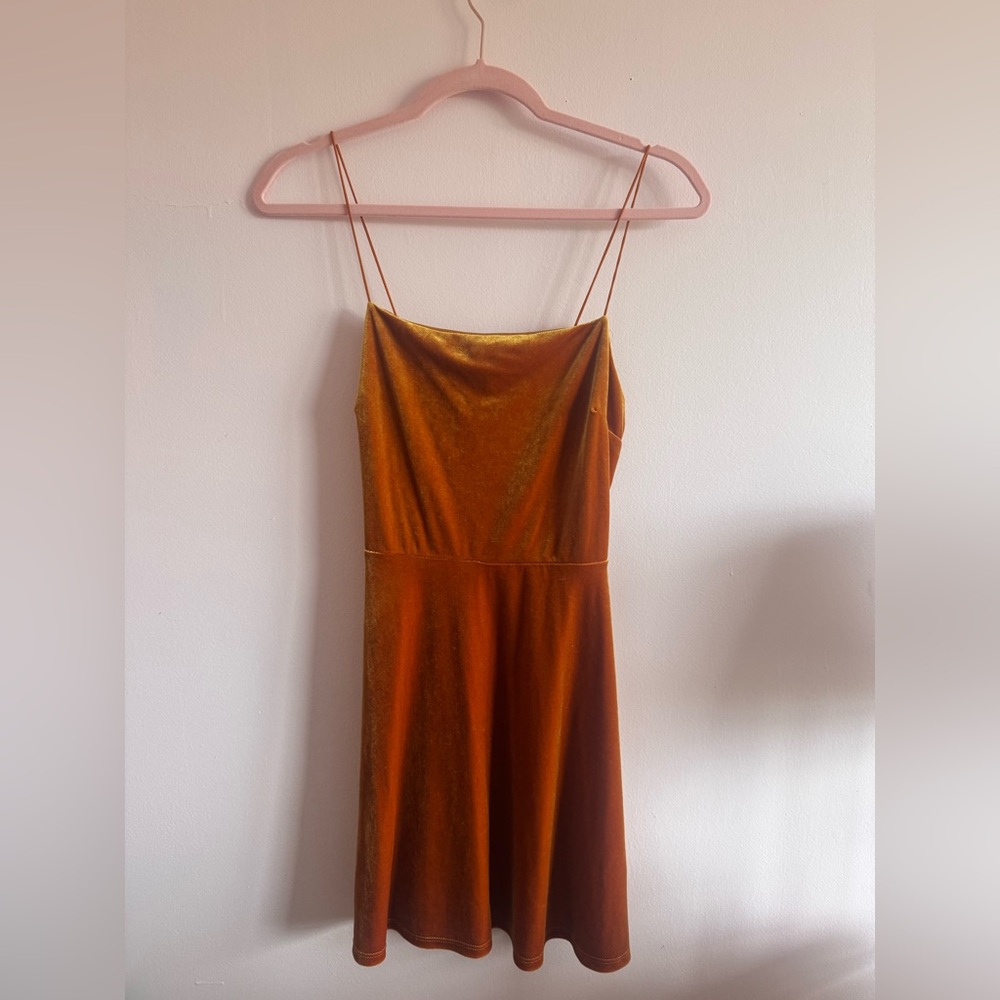 Urban Outfitters Size S Velvet Mini Dress